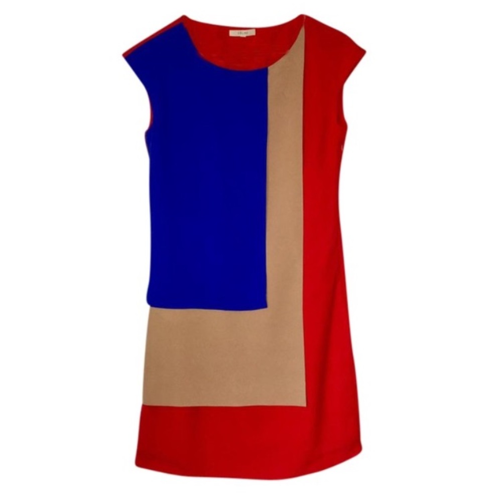 Céline Colorblock Shift Dress